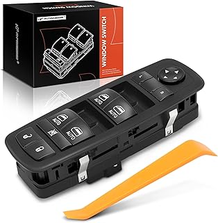 A-Premium Master Power Window Switch Compatible with Chrysler Pacifica 2017 2018 2019 V6 3.6L Mini Passenger Van, Front Left Driver Side, Replace# 68234087AC