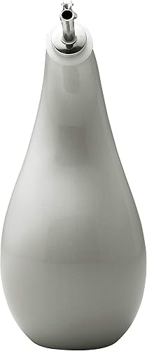 Miniatura 8 de Rachael Ray - Botella Evo de cerámica esmaltada dispensadora de aceite de oliva, color sal marina gris