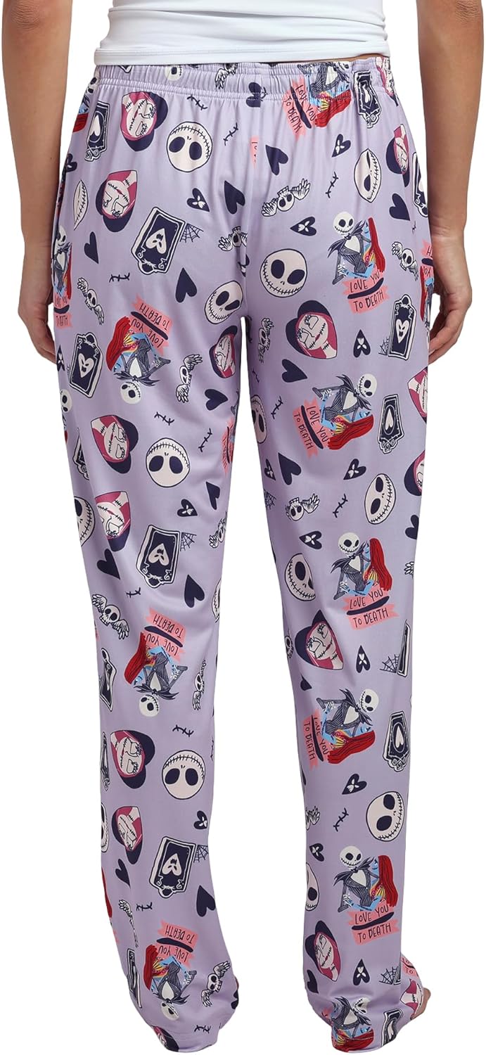 Bioworld Nightmare Before Christmas All-Over Print Women's Sleep Pajama Pants - Image 2