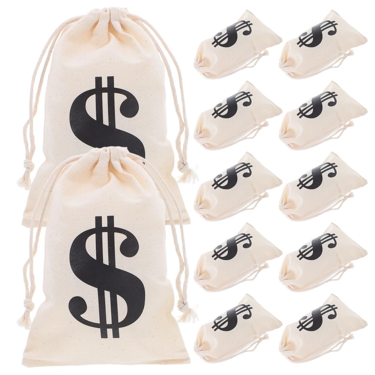 Bolsa de dinero de algodón para ordenar pequeños accesorios sin perderlos fácilmente 8