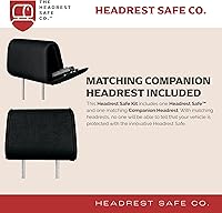 Vista 2 de El juego de reposacabezas seguros HEADREST Safe Vulcan de tela - Juego de reposacabezas para asiento del pasajero + reposacabezas para acompañante