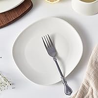 Vista 6 de Stone lain Delilah - Juego de platos llanos de 6 piezas, porcelana, naranja pastel