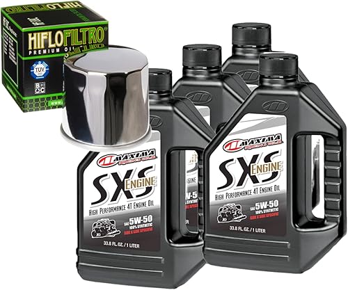 Miniatura 1 de Oil Change Kit For Suzuki 2004 LT-F400F Eiger 4X4 SRA SXS Synthetic 5W-40