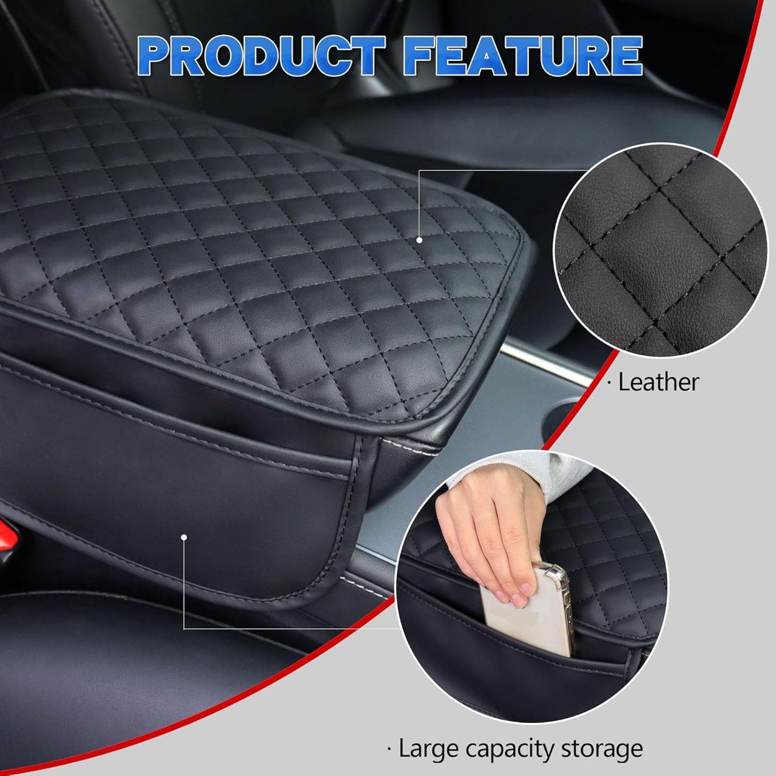 2 stks Autostoel Gap Organizer voor Porsche 911 Carrera (992),Voorstoel Filler Console Zijvak met Bekerhouder Accessoires,B-Beige