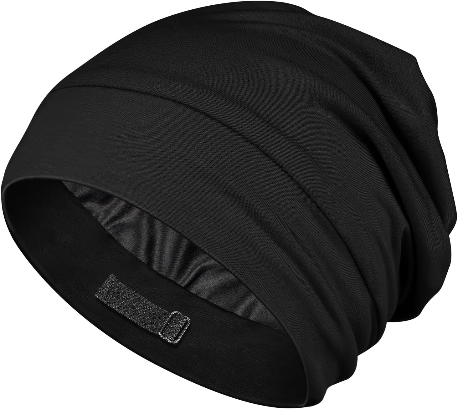 OLESILK Silk Cap for Girls 2-6 Years, Adjustable Strap, Soft for Kinky Hair, Breathable All Night