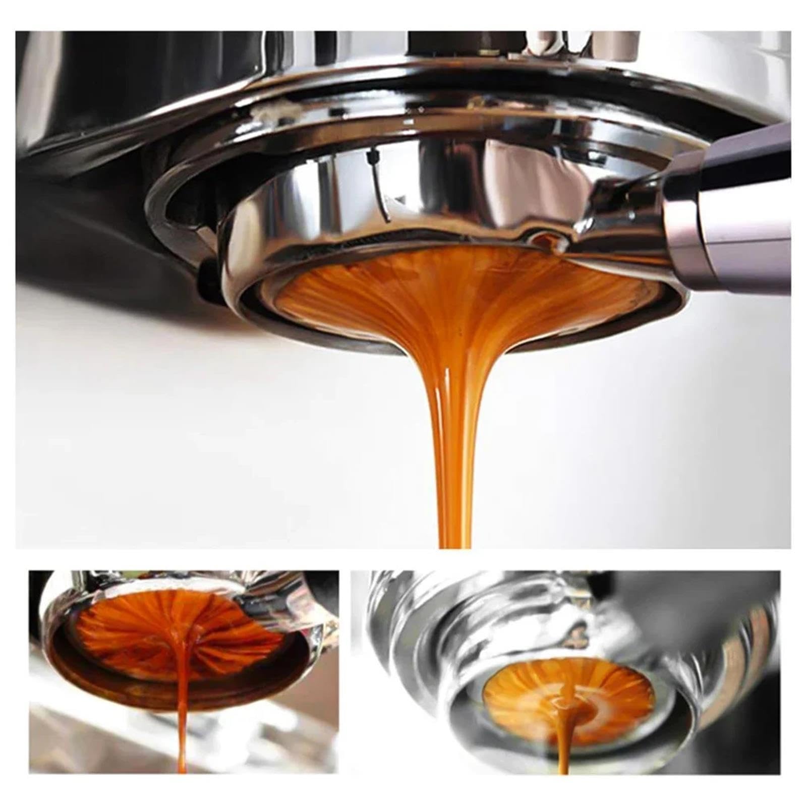 Cestello Portafiltro Per Tazza Con Manico Per Caffè Senza Fondo In Acciaio Inossidabile Con 2 Orecchie Da 58 Mm, Compatibile Con GAGGIA, Caffè CLASSICO