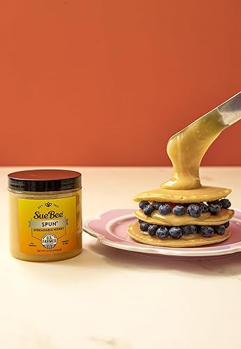 Miniatura 7 de Sue Bee Premium Spun Honey, Pure Honey, Product of USA, US Grade A, Whipped Honey, 12 Ounce (Pack of 1)