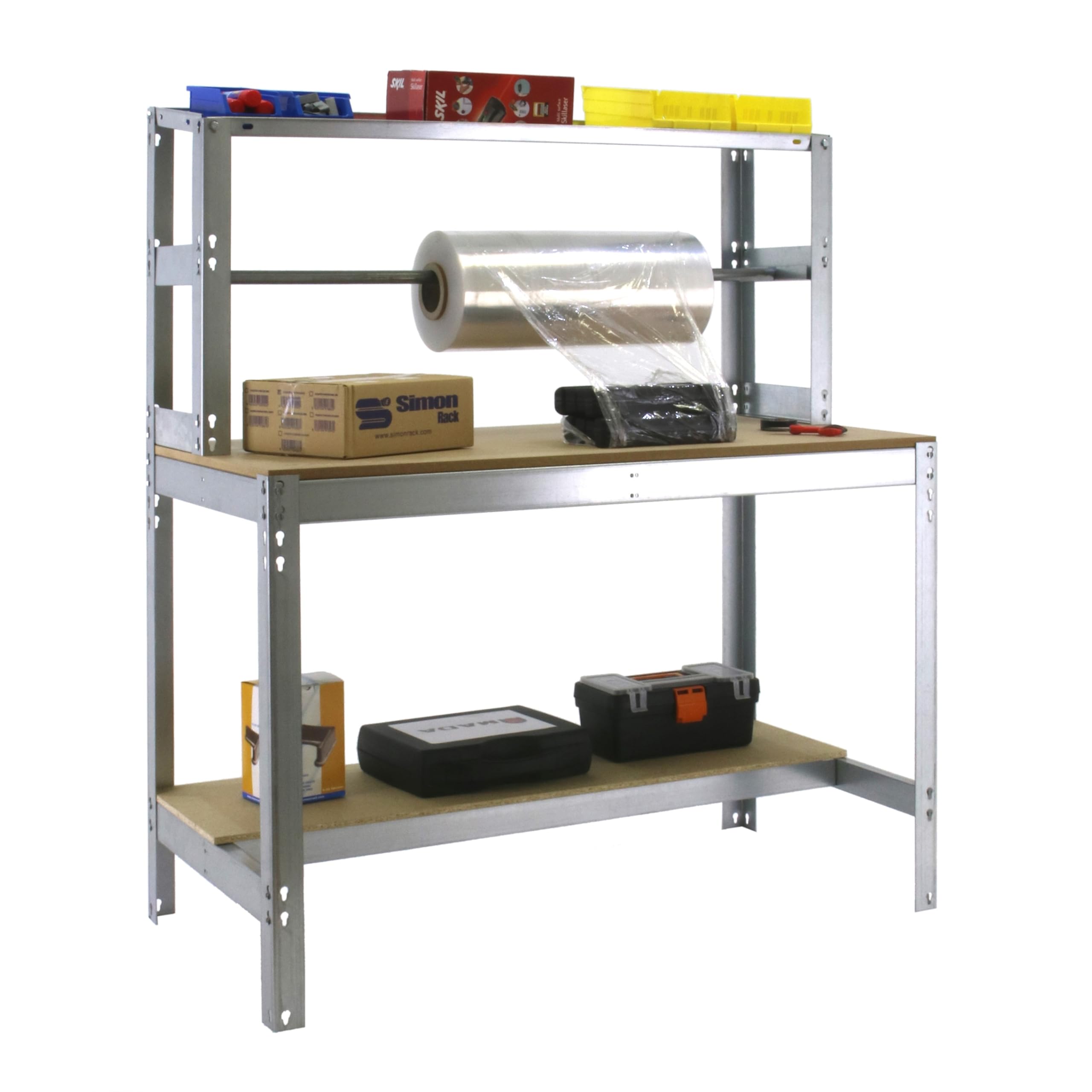 Simon Rack Banco de Trabajo con Porta Rollo 1510x760 mm - BT4