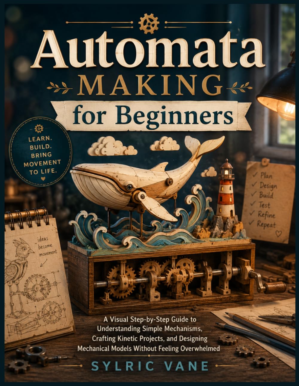 AUTOMATA MAKING FOR BEGINNERS: A Visual Step-by-Step Guide to Understanding Simple Mechanisms, Crafting Kinetic Projects, and Designing Mechanical Models Without Feeling Overwhelmed