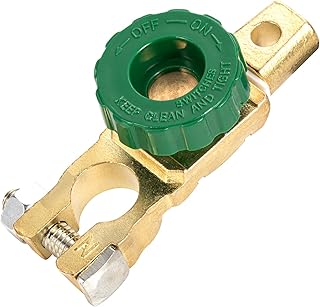 CZC AUTO Battery Quick Disconnect Switch Top Post Switch Cut/Shut Off Switch Battery Master Isolator Switch for Boat Car Truck RV Camper Tractor Vehicles