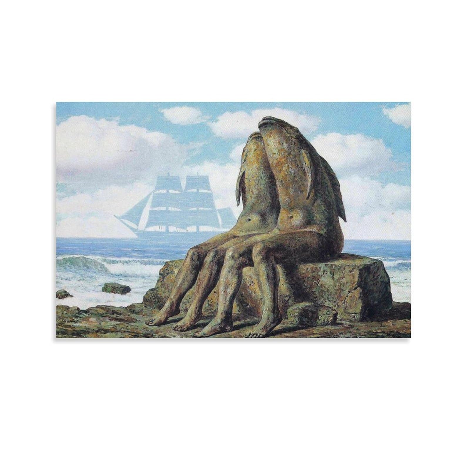 Amazon.co.jp: ルネ・マグリット《自然の驚異》ポスター キャンバス