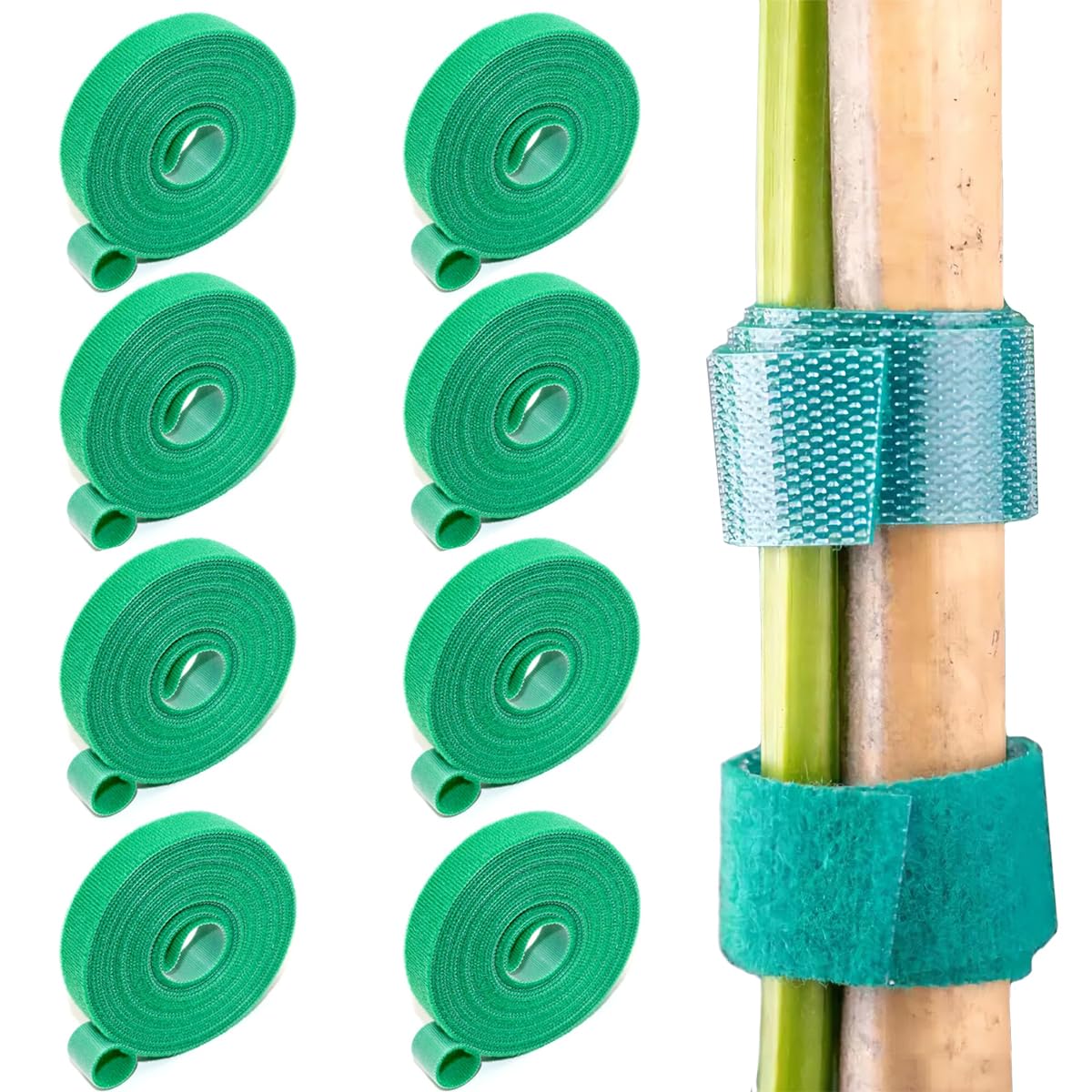 Plant Ties 8 pcs Garden Tying Tape Plant Support with self Adhesive Plant Cable Ties (B0D2P6LQHC) Amazon Price History, Amazon Price Tracker