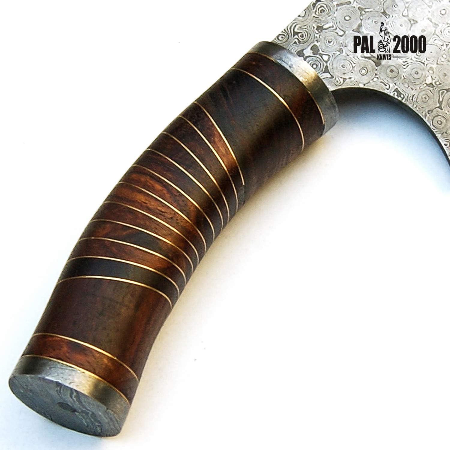 12 Inch - Handmade Damascus Steel - Fixed Blade Cleaver - Chopper EDC Knife with Sheath (Handmade Damascus Steel, 9439)
