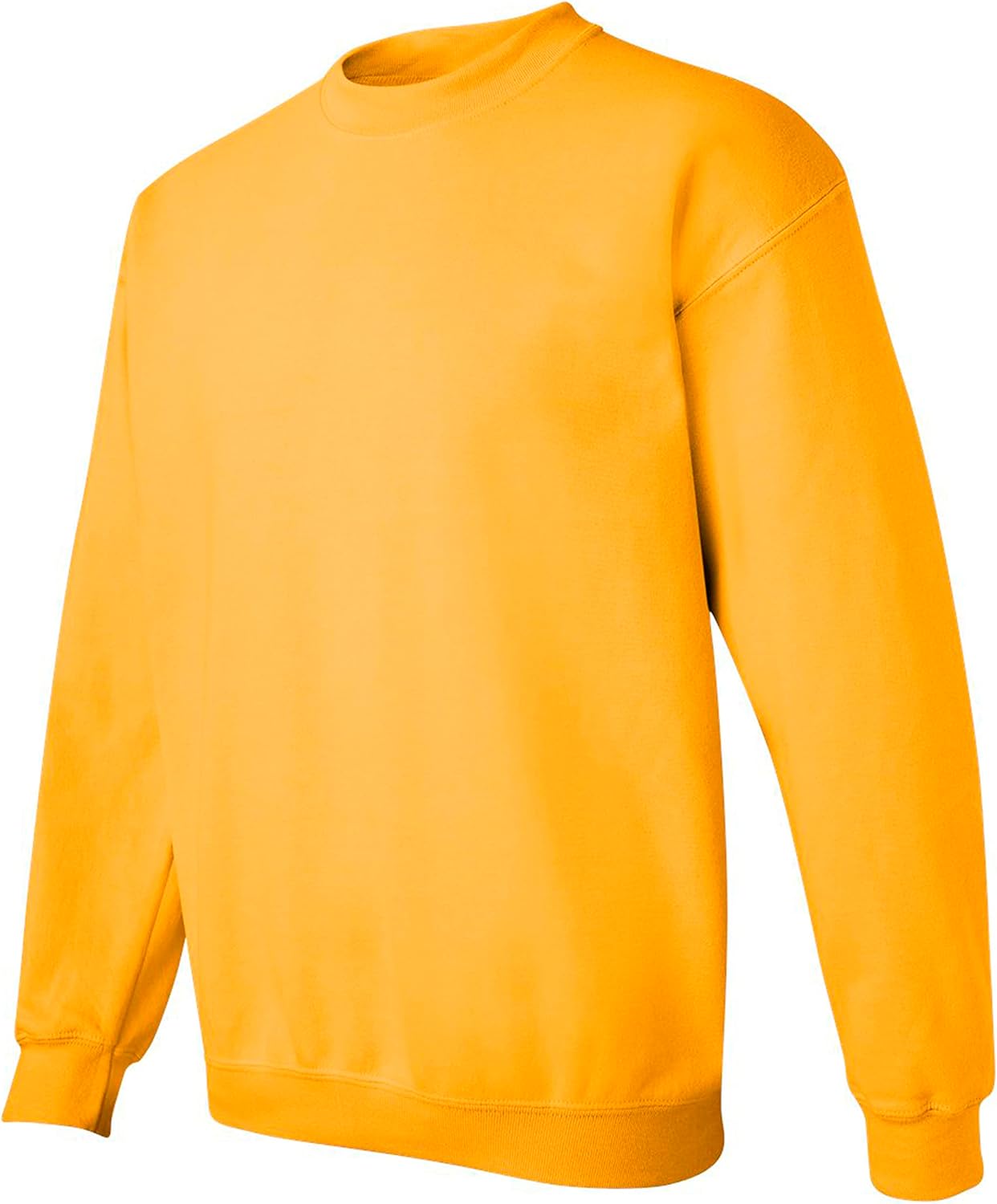 Gildan Adult Fleece Crewneck Sweatshirt, Style G18000 Gold - Image 2