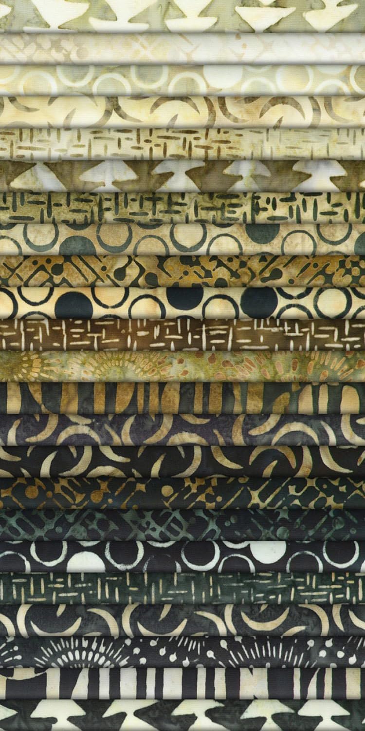 Lunn Studios Artisan Batiks Concerto 42 5-inch Squares Charm Pack Robert Kaufman CHS-1343-42