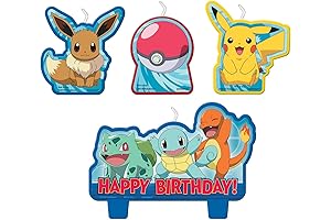 Colorful Pikachu Cupcake Toppers for Unforgettable Birthdays