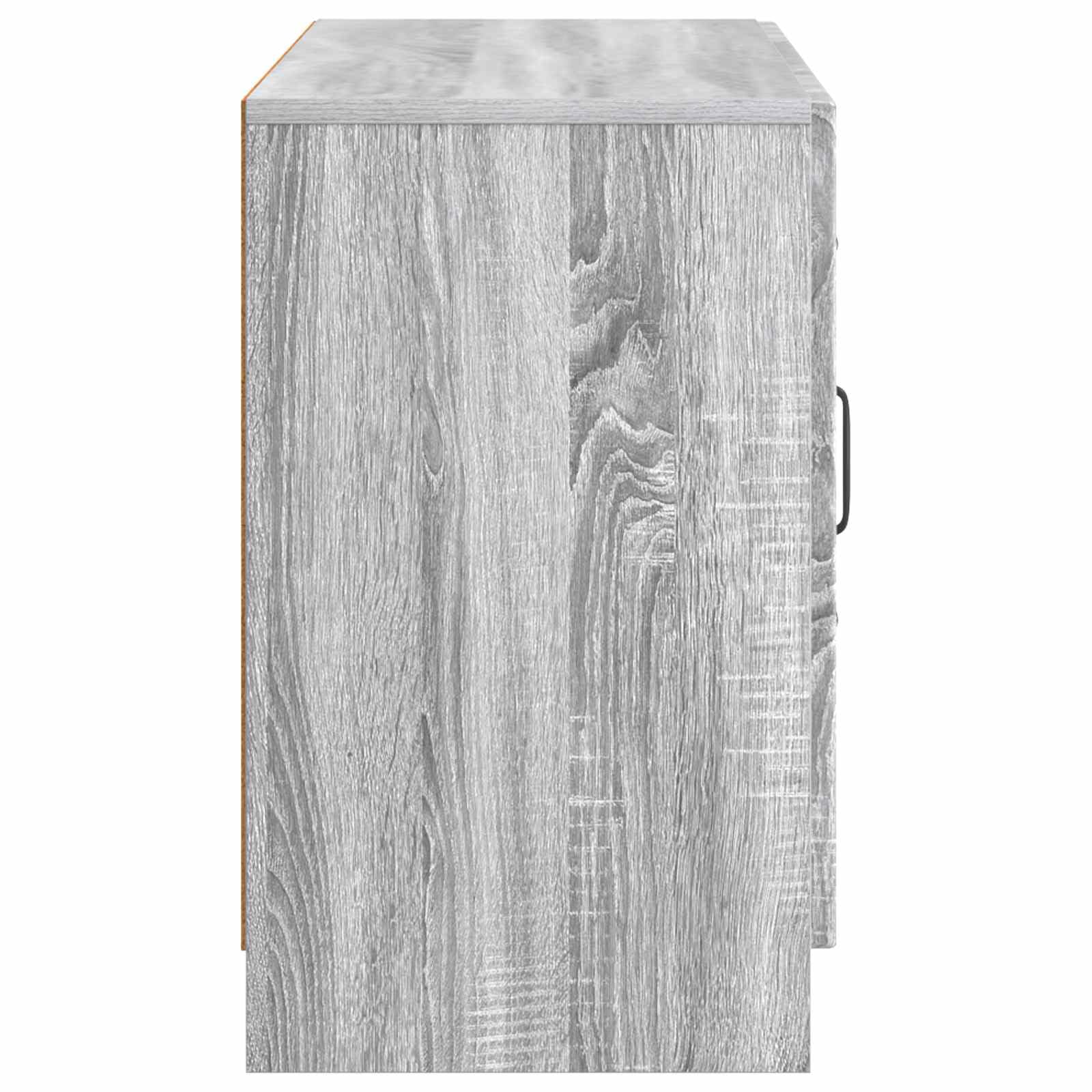 Credenza grigio sonoma, 89 x 34,5 x 57 cm, in legno