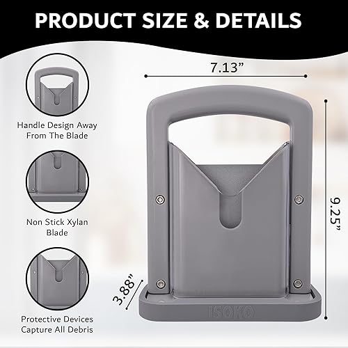 Miniatura 10 de ISOKO Bagel Guillotina Cortadora (Blanco)