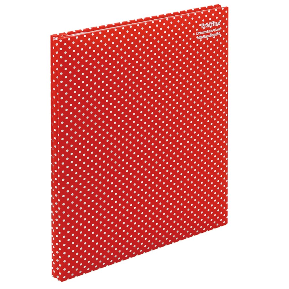 Album photo A4 Nakabayashi Rouge Dauphine à vis et pages plastifiées