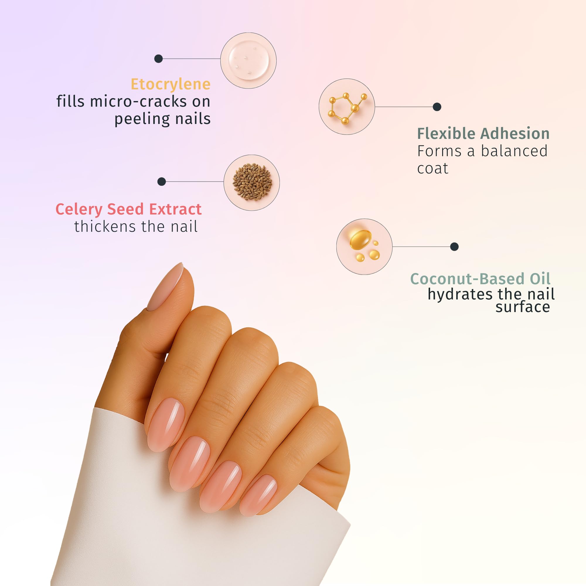 Duri Rejuvacote 2 Nail Growth System Base and Top Coat, 13.3 ml.