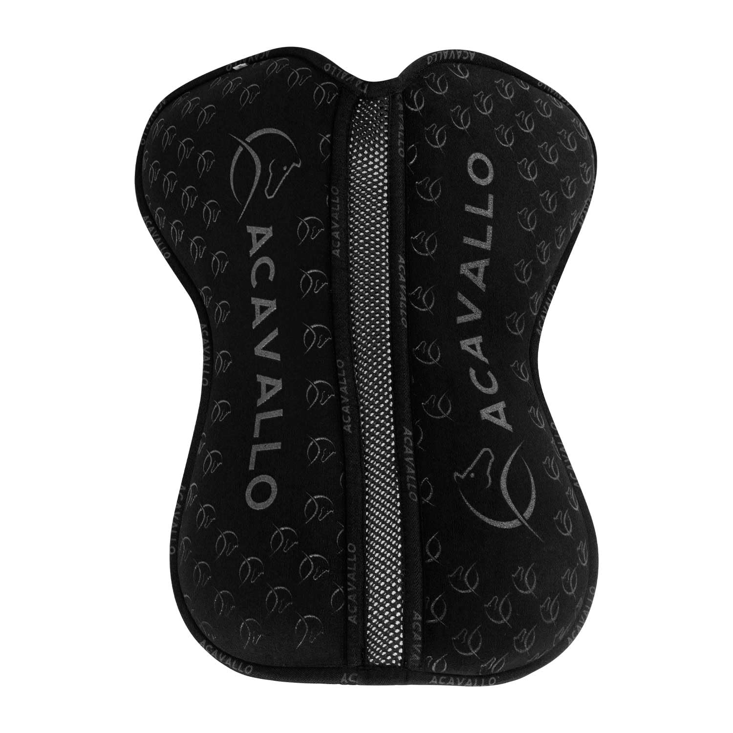Acavallo SALVAGARRESE Close Contact & Memory Foam Mezzo Pad Grip System in Silicone Nero L