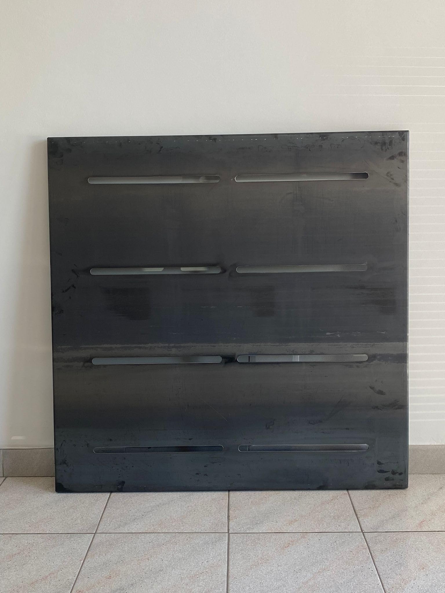 Lamiera Recinzione ferro grezzo S235JR pannelli divisori frangivista (90x90 cm (base x altezza))