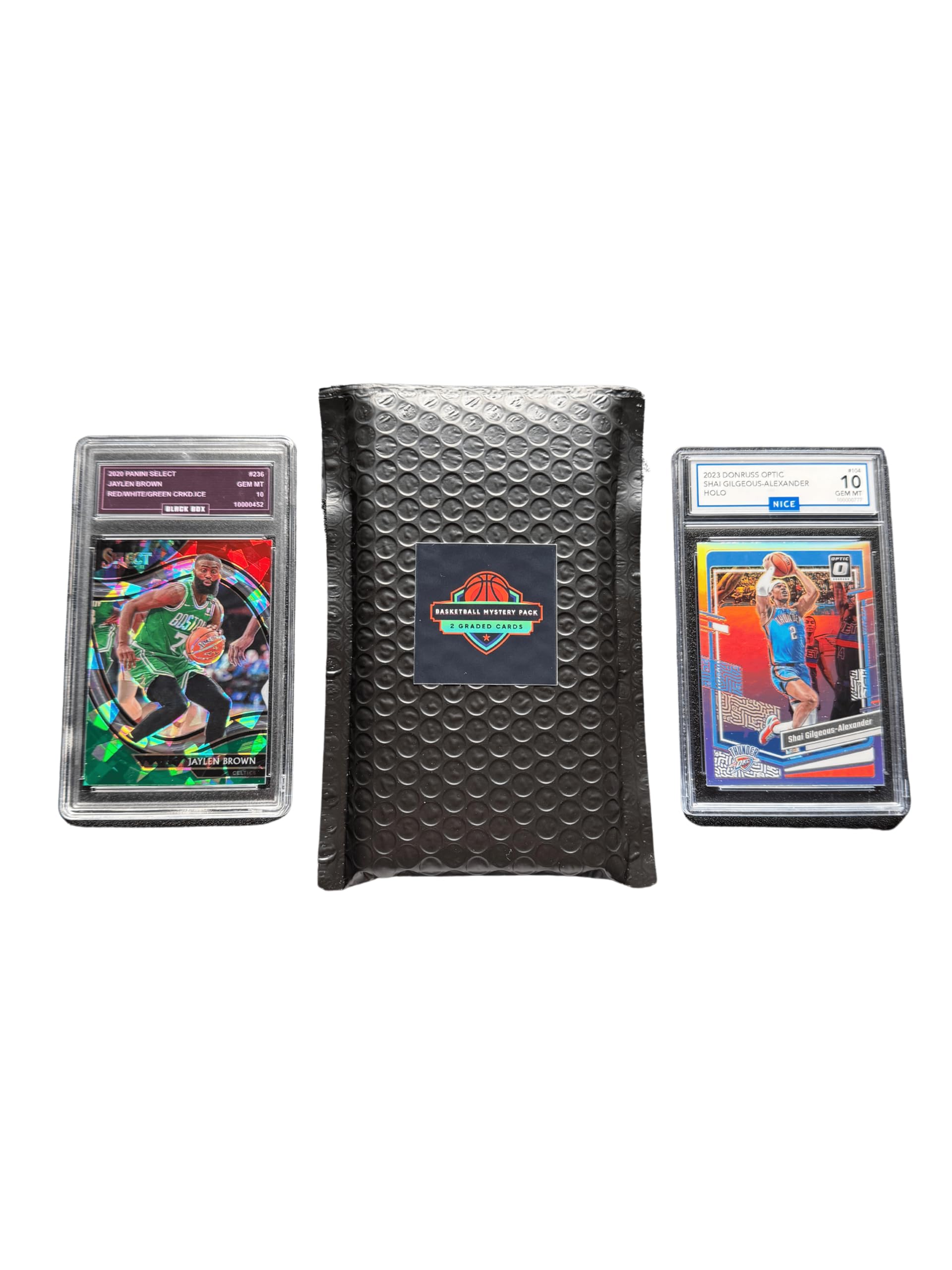 Amazon.com: Basketball Mystery Slabs | 2 Graded Cards | Grade 8+ Guaranteed 