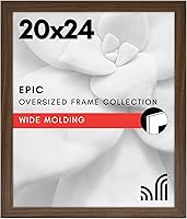 Vista 140 de Americanflat - Marco para cuadro de 16x20 con plexiglás pulido - Marcos anchos para cuadros fabricados en madera de ingeniería para exhibición