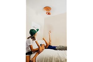 Ceiling Swish: Indoor Mini Basketball Hoop for Kids Toy Game