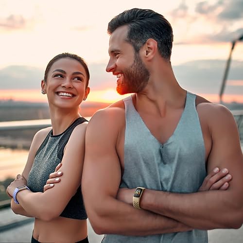 Miniatura 6 de Getino Compatible con Fitbit Charge 5 bandasCharge 6 bandas mujeres hombres, correa deportiva de repuesto suave transpirable correas ajustables para