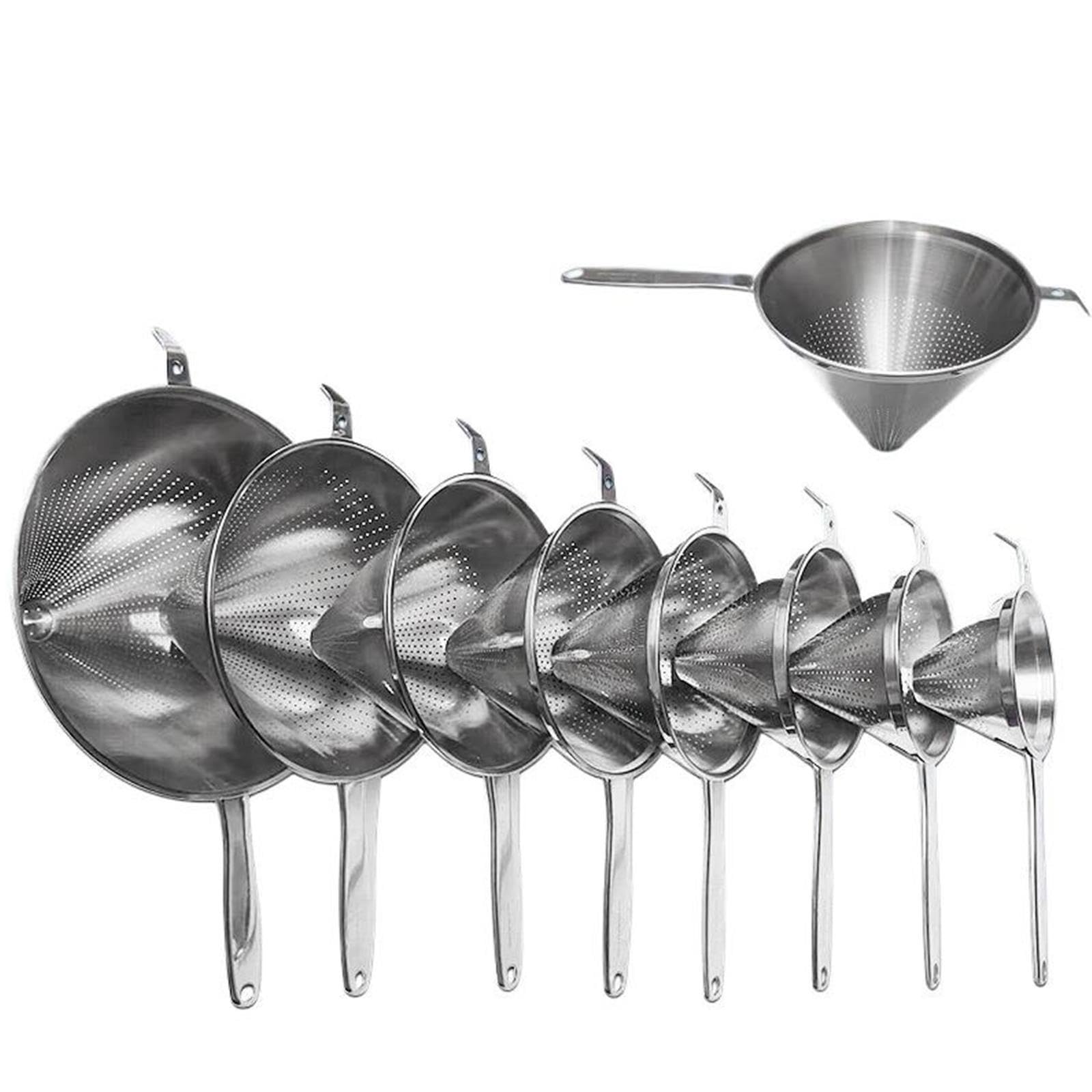 Konischer Sieblöffel für Cocktails, Nudeln
