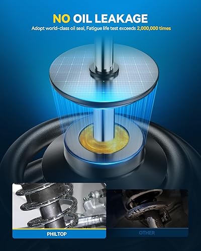 Miniatura 4 de PHILTOP Conjunto de puntales delanteros para 2003-2023 4Runner 2007-2014 FJ Cruiser 2005-2015 Tacoma, 171371L171371R Conjunto completo de