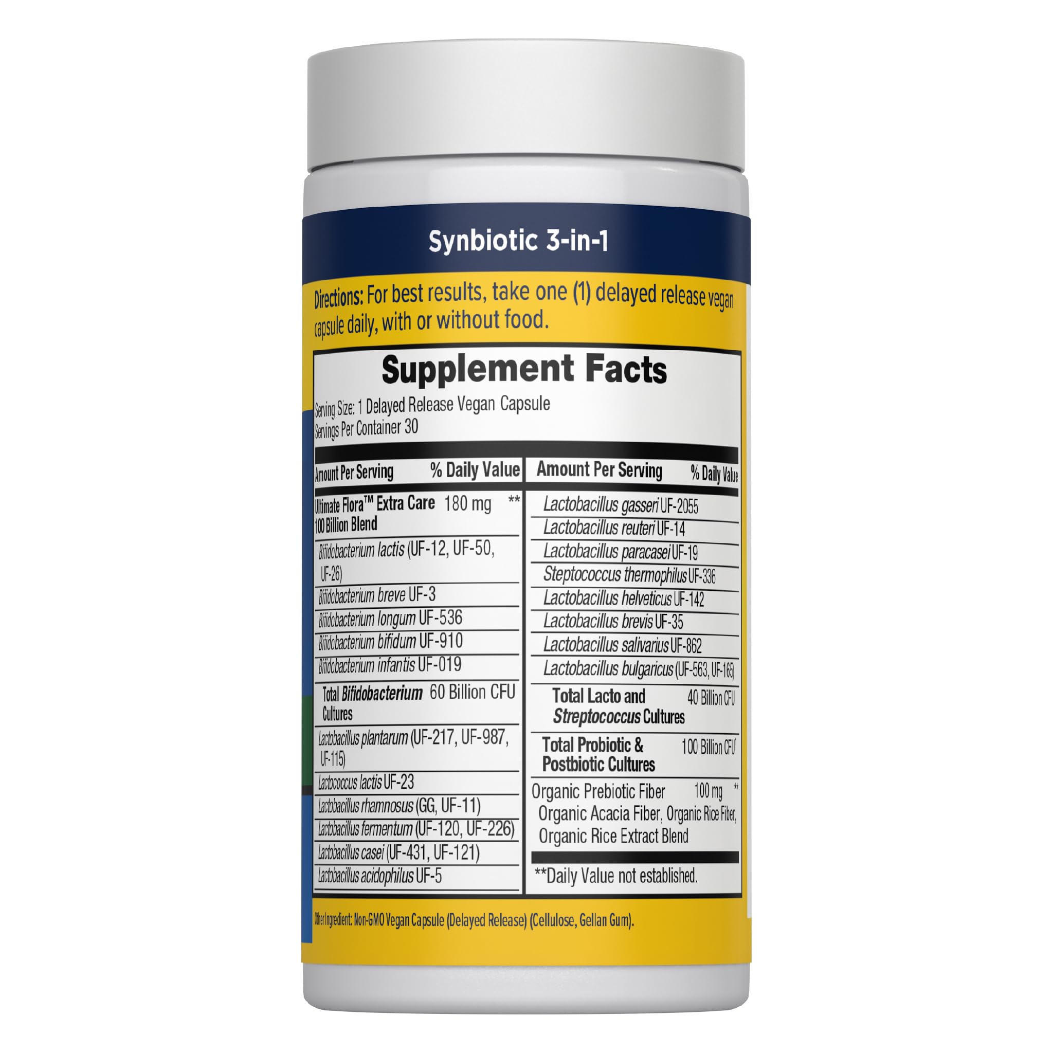 Renew Life Ultimate Flora Probiotic with Prebiotics 100 Billion CFU — Amazon image 2