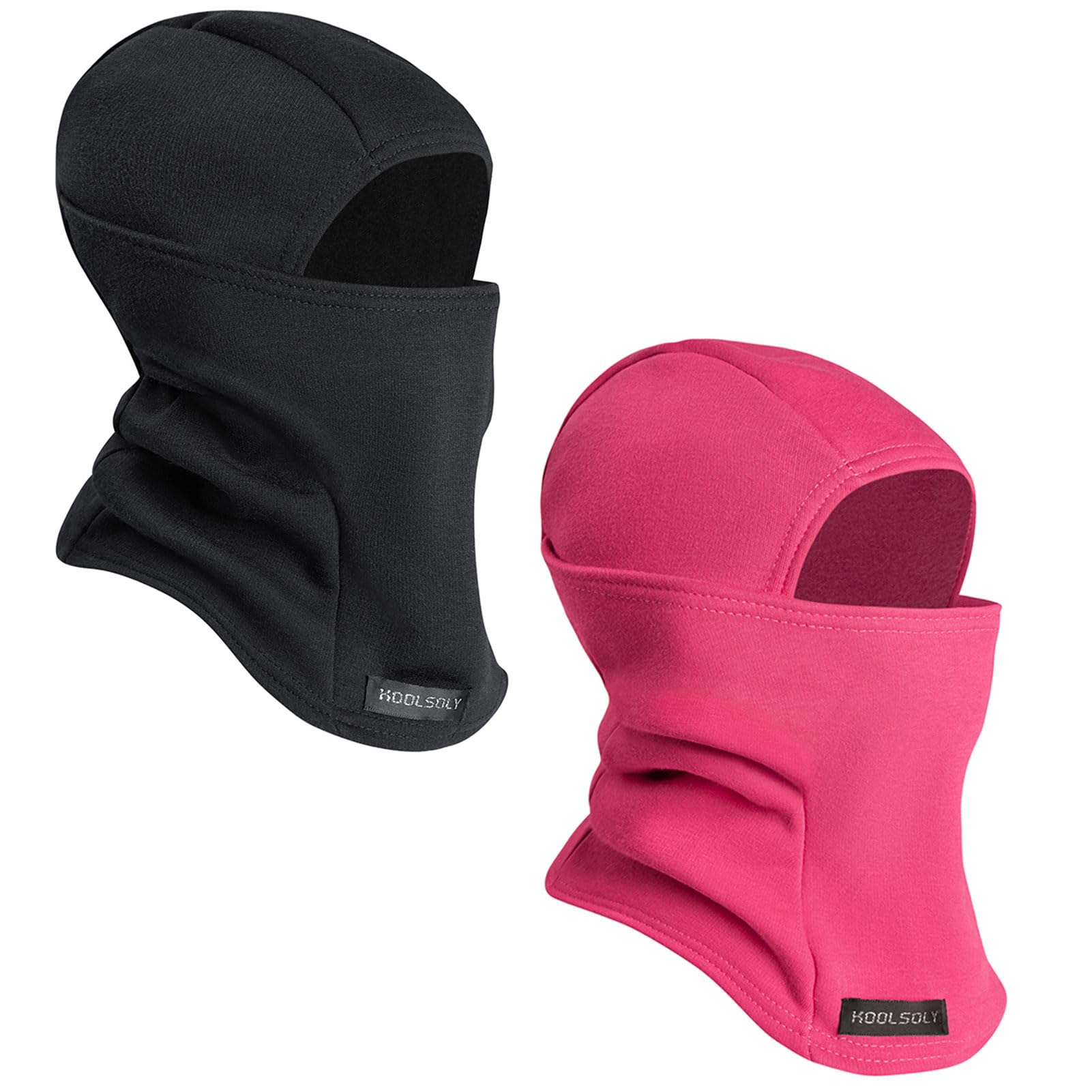 KOOLSOLY Kids Balaclava Face Mask, Winter Hat Face Warmer for Cold Weather Ski Mask for Boys Girls