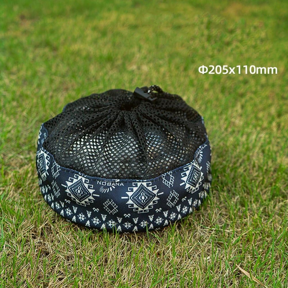 Juego de cubiertos para exteriores de 12 piezas, portátil, juego de cubiertos para camping, autopropulsado, barbacoa, camping, hogar, cuenco de comedor