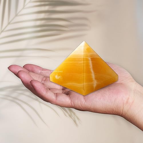 Miniatura 80 de Amazing Gemstone Lapis Lazuli Pyramid Crystal Healing Stones - 2" Great Pyramid Figurine of Natural Stone Pyramid for Meditation, Reiki, Chakra