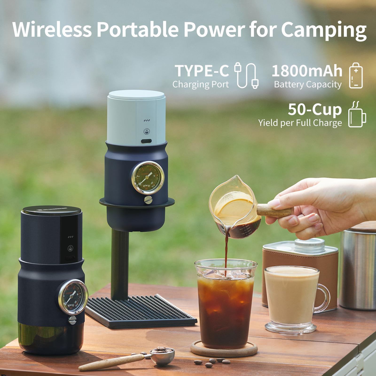 Buy STARSEEKER Super58 Portable Espresso Machine, 18-20g