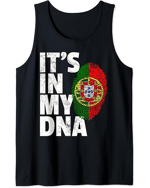 IT'S IN MY DNA Portuguese Portugal Flag Pride Men Women Tank Top