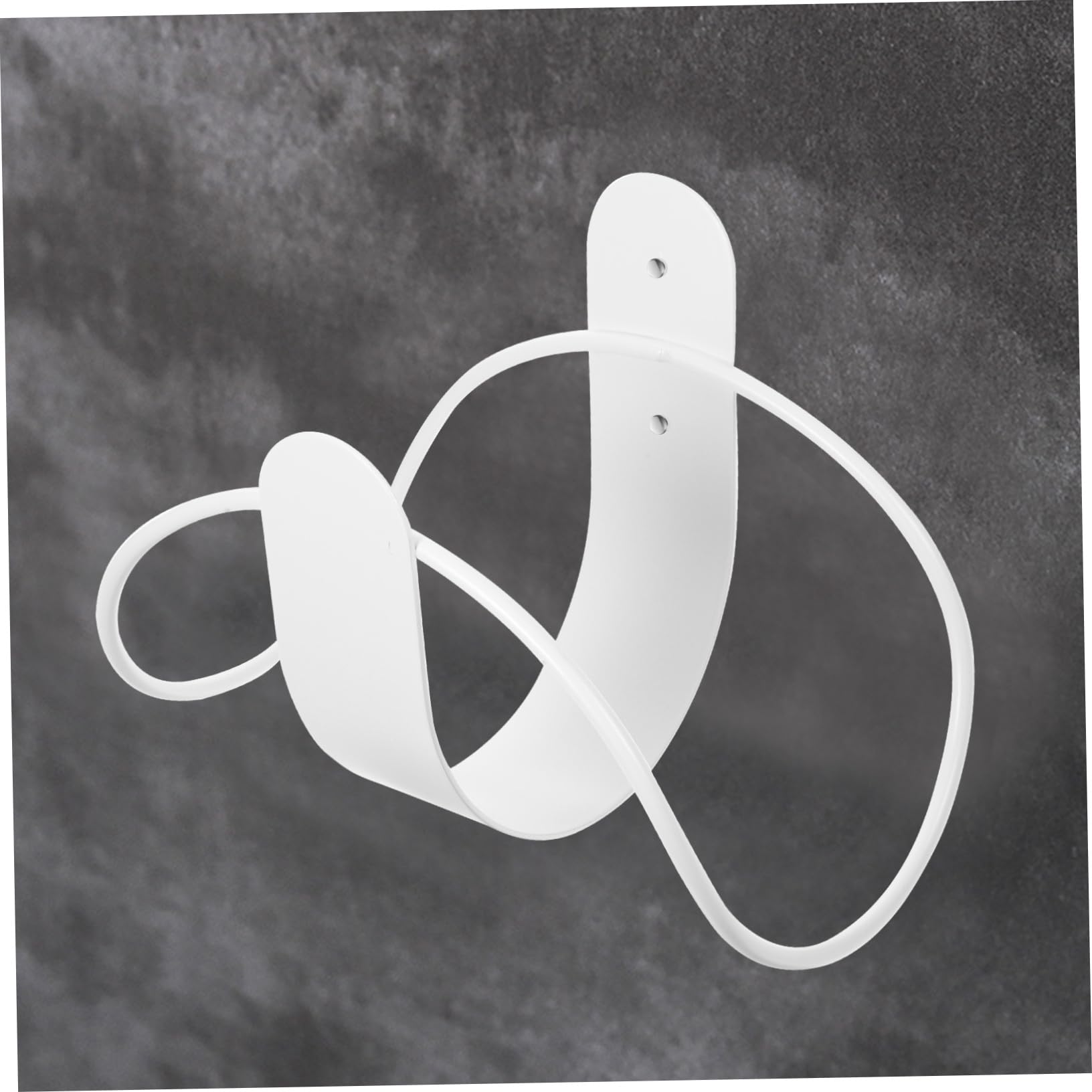 SUPVOX Porta Tubo da Giardino in Filo Metallico Bianco, Gancio per Riporre Tubi Flessibili, Supporto Resistente per Organizzatore di Spazio in Garage e Giardino, Facile da Installare