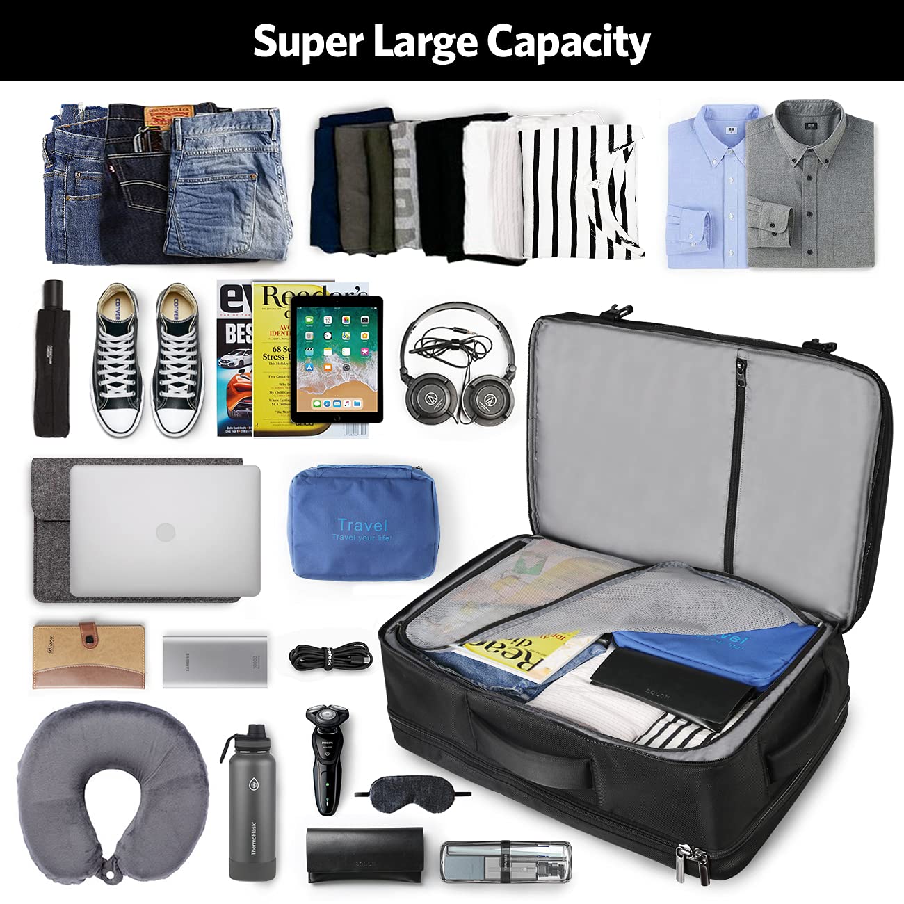 Buy Inateck Travel Backpack 40L, Hand Luggage Aeroplane Backpack, Anti