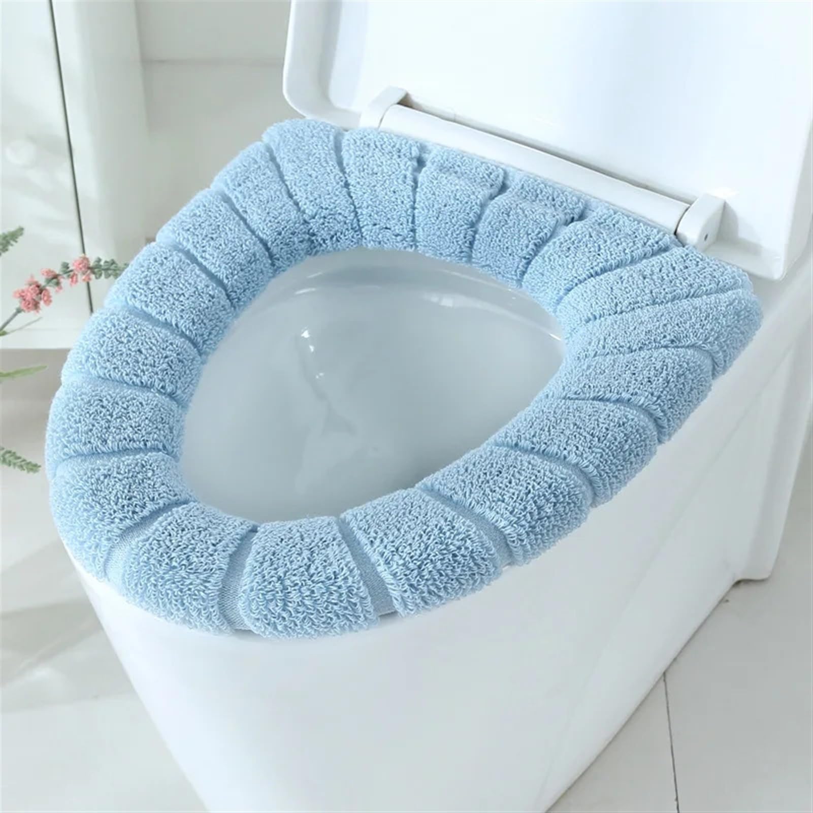 Housse de siège de toilette douce pour un hiver chaleureux