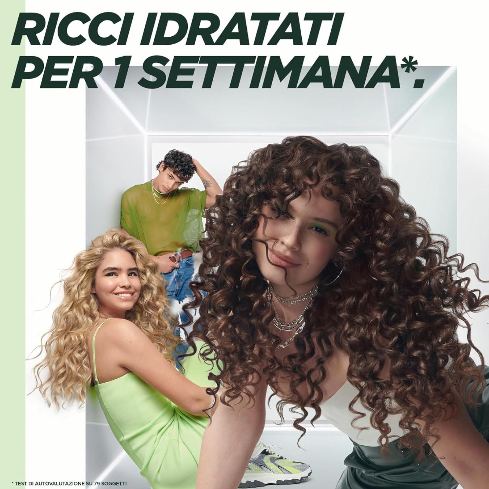 Garnier Fructis Método Rizos Sérum Spray Hidratante con Ácido Hialurónico y Manteca de Karité Define Nutre y Revitaliza el Rizo Fórmula Vegana Sin Siliconas - 3 Envases de 150ml