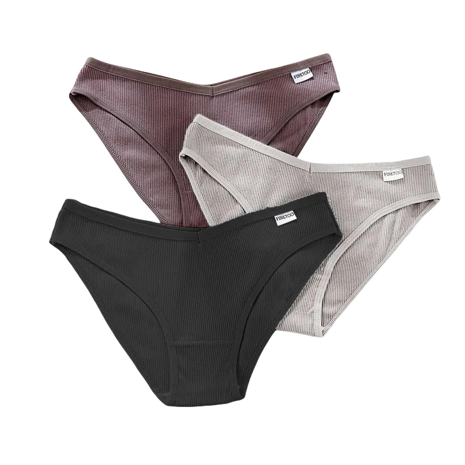 Mutande Donna Cotone Mutandine di Cotone Femminile V Vita Biancheria Intima Plus Size Briefs Ladies Bassa Riduzione delle Mutandine Comode Mutandine Lingerie-Set 18-XL