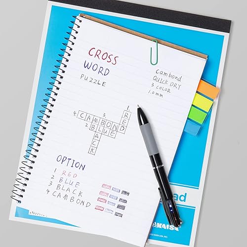 Miniatura 7 de Cambond Bolígrafo multicolor 3 en 1 de 0.039 pulgadas  3 colores retráctiles bolígrafos de enfermería para oficina, suministros escolares, regalo de