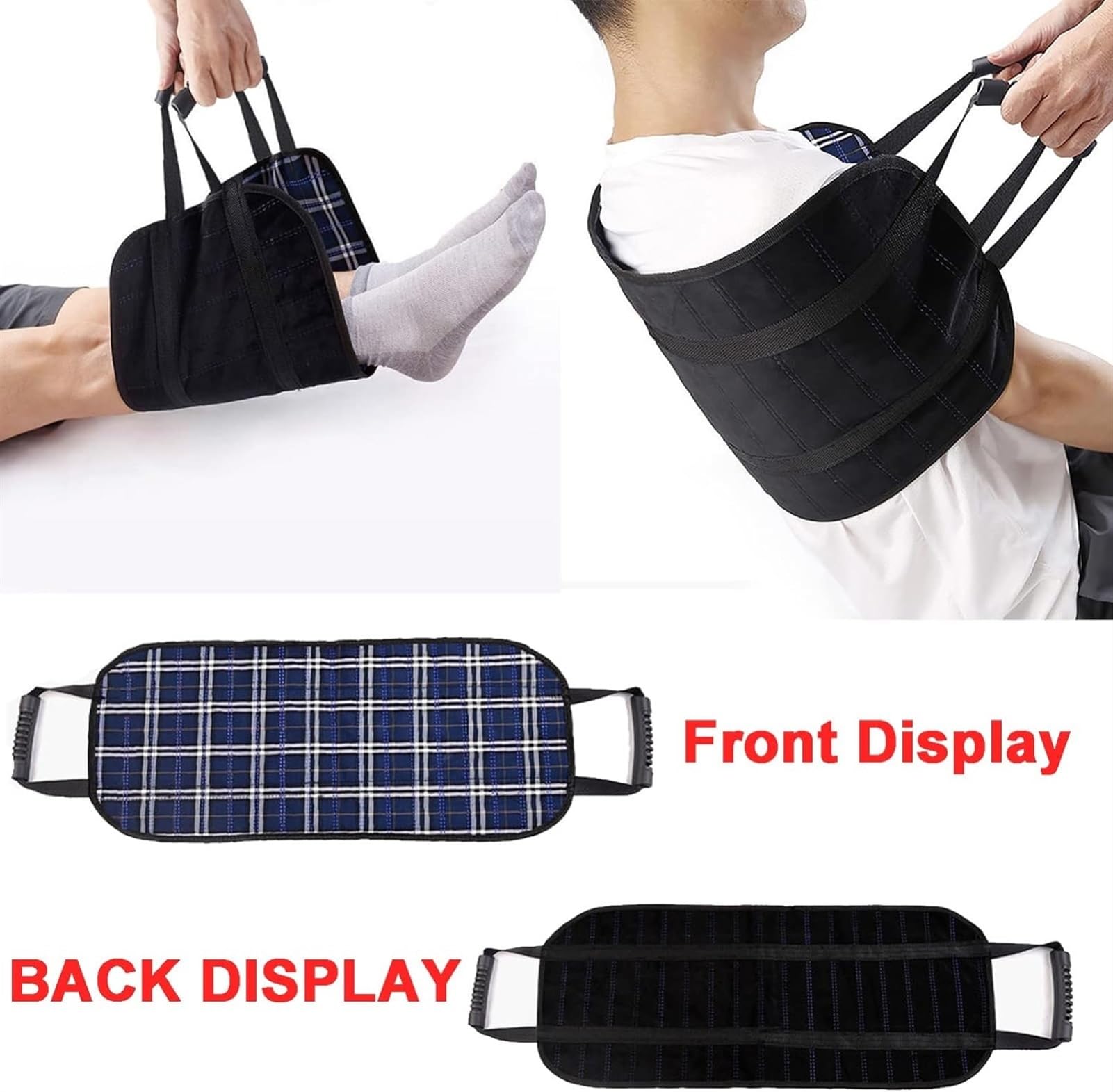 Cinturones deslizantes para Tabla de Transferencia Eslinga de enfermería, Eslinga Auxiliar de pie Segura para Personas Mayores, Elevador móvil para Pacientes, cinturón Elevador para Silla de Ruedas