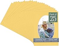 Vista 136 de CountryArtHouse Marco ovalado verde cazador de 5 x 7 pulgadas, sin ácidos, con núcleo blanco, corte biselado para fotos de 4 x 6, se adapta a marcos