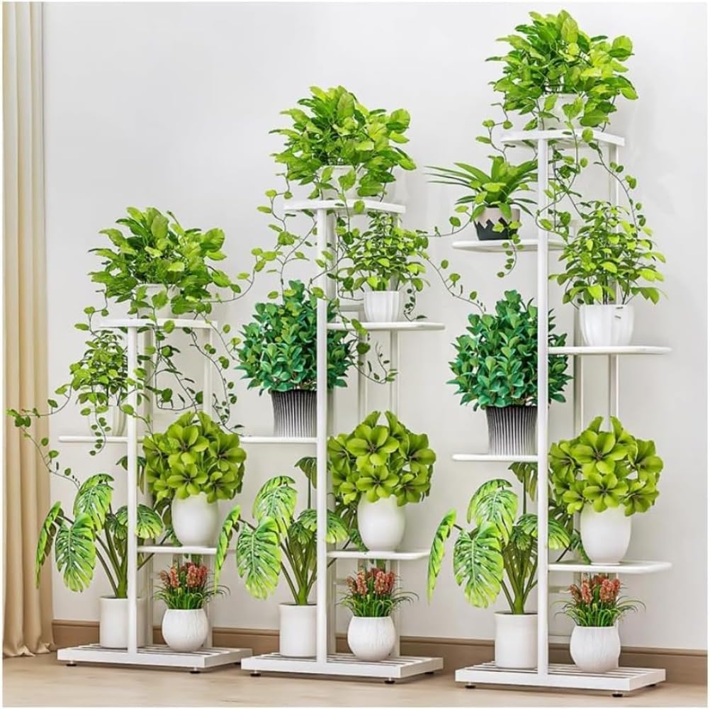フラワースタンド キャスター付き 4段 鉢置き台 園芸ラック ガーデニングラック プランター台 ガーデンラック プランタースタンド 盆栽スタンド  植物スタンド 植物棚 花台 フラワーラック ベランダ 移動できる 防水 掃除しやすい 便利 省スペース mysco フラワースタンド ... Lake key フラワースタンド 花棚 盆栽スタンド ガーデンラック 園芸ラック プランタースタンド 鉄製 植物スタンド 4 5