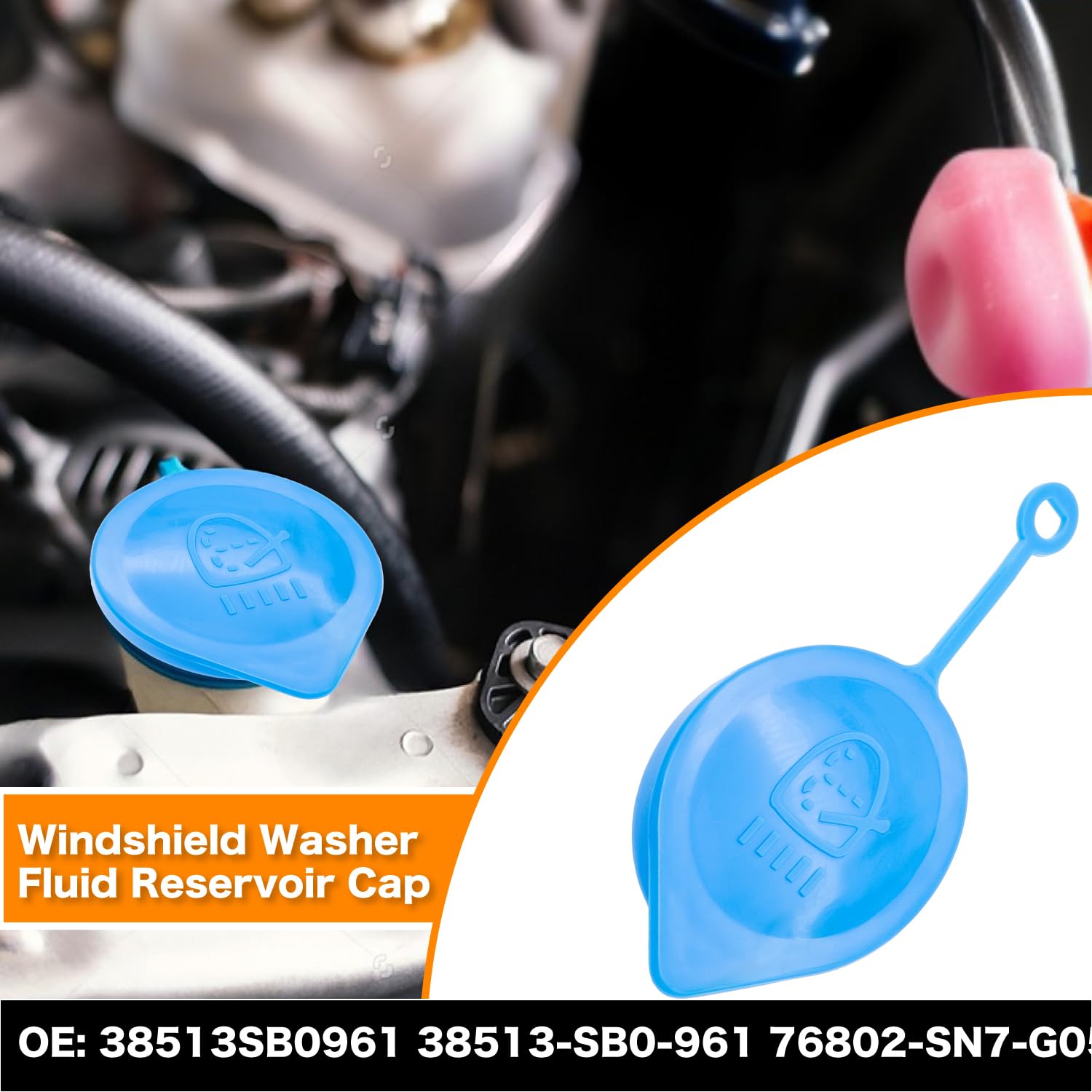 Amazon | MEAJOO フロントガラス ワイパー ウォッシャー液貯蔵キャップ