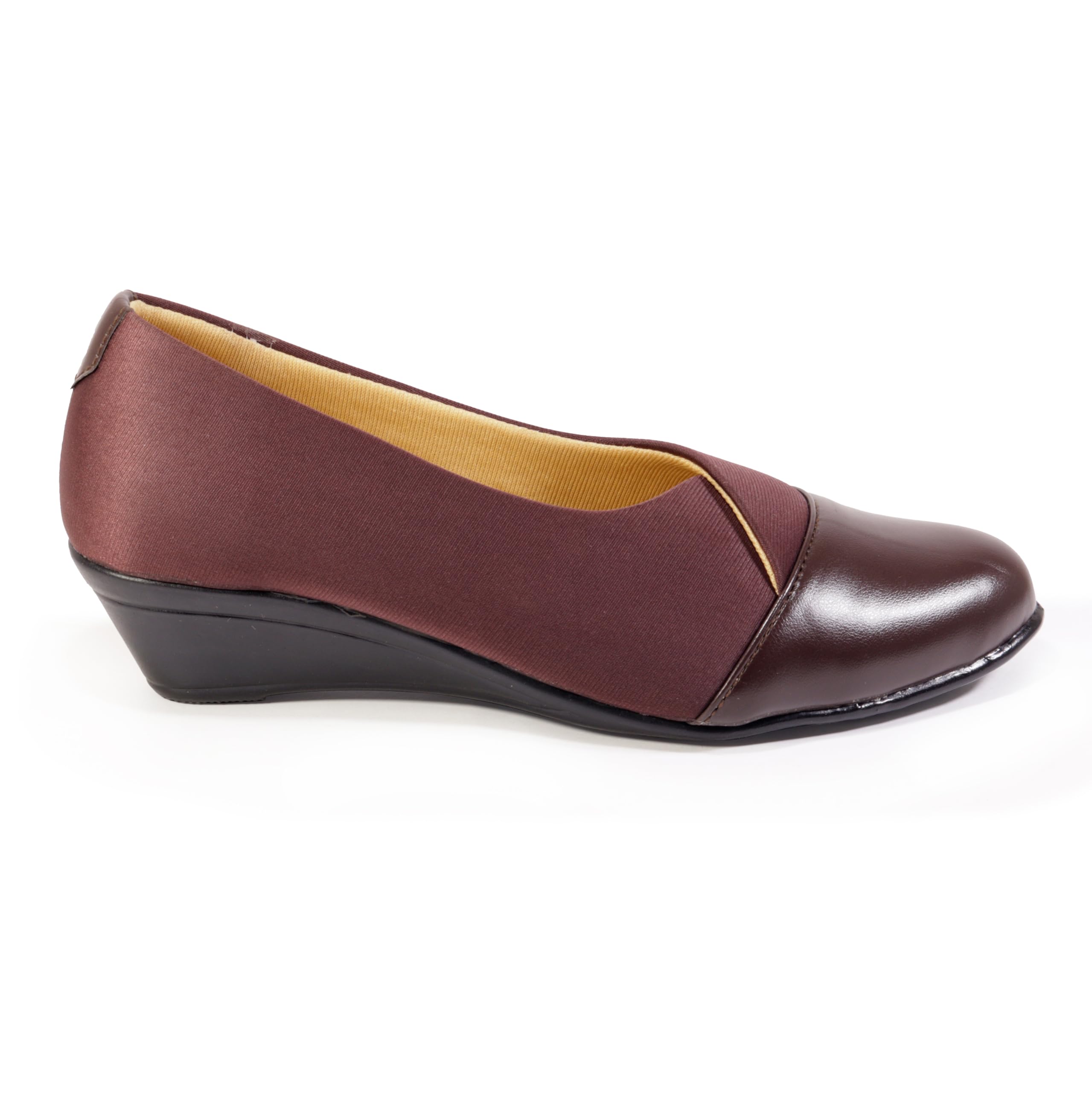 Women's Comfortable Formal Bellies with Wedge Heel | Slip-On Office Shoes for Ladies | Stylish Business Footwear-image-21