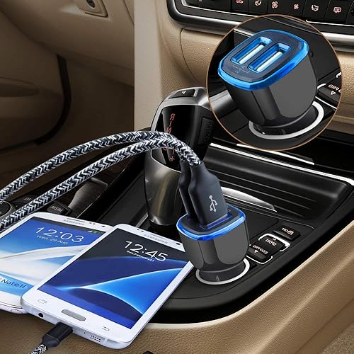 Miniatura 7 de Cargador USB tipo C de carga rápida compatible con Moto One 5G5G UW5G Ace5G UW AceG StylusG PlayG PowerG6G7 PowerZ4, cargador de pared USB dual USB